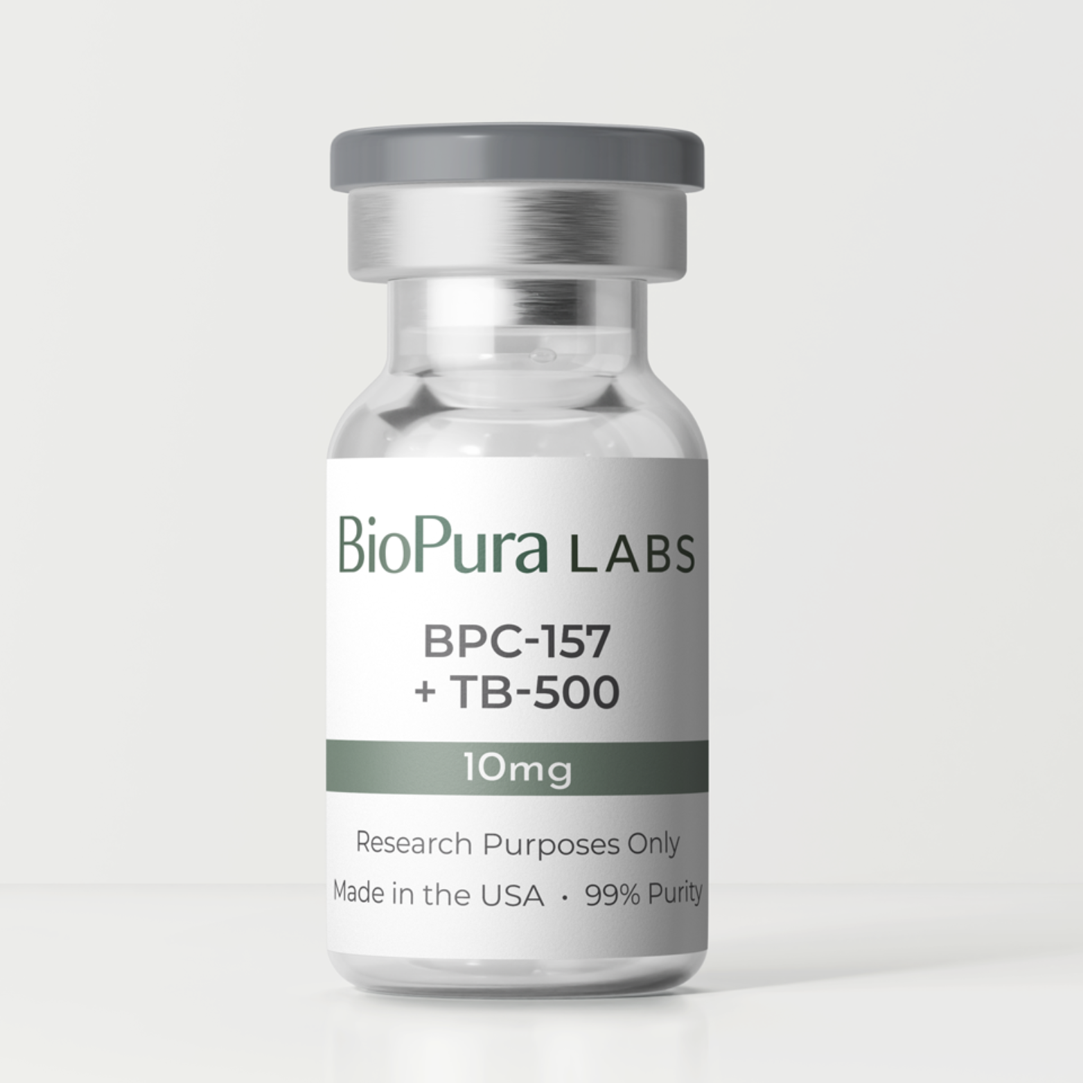 Verified 99% pure BPC-157 + TB-500 research peptide